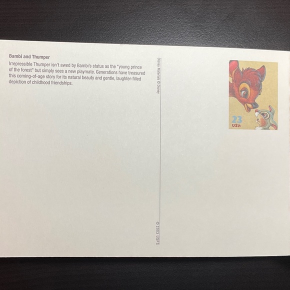 🐊4/$15 Vintage 2003 The Art of Disney Friendship Stamped Postal Card Set - Picture 5 of 8